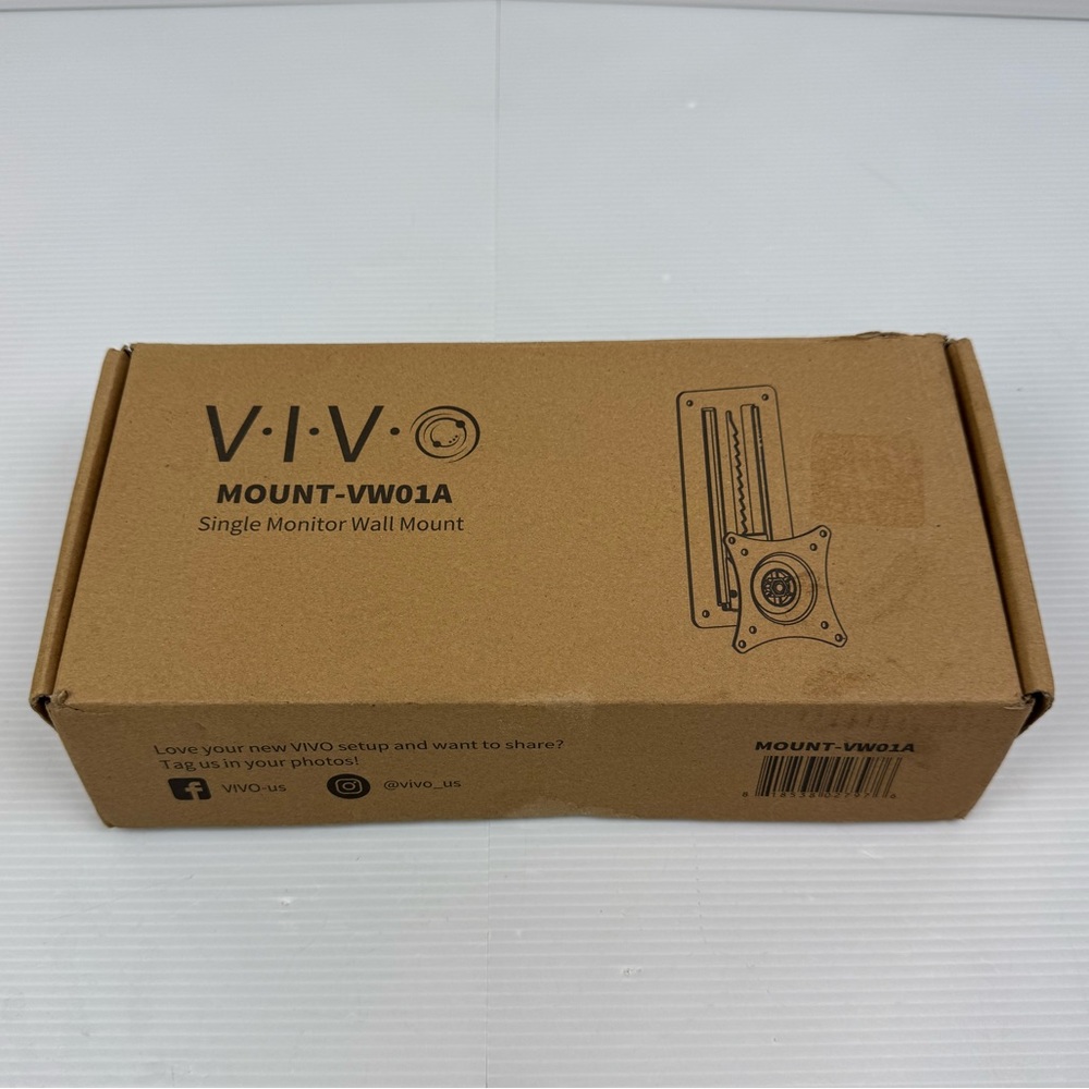 VIVO VW01A Height Adjustable 17"- 32" VESA Monitor Screen Wall Mount Bracket